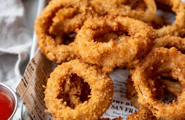 Onion rings 
